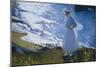 Maria at the Beach, Biarritz-Joaquín Sorolla y Bastida-Mounted Art Print