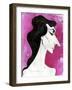 Maria Callas - caricature of the American born Greek opera singer-Neale Osborne-Framed Giclee Print