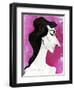 Maria Callas - caricature of the American born Greek opera singer-Neale Osborne-Framed Giclee Print