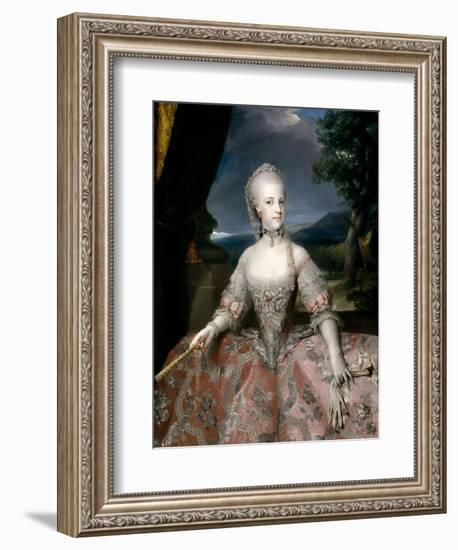 Maria Carolina of Austria, Queen of Naples, Ca. 1768-Anton Raphael Mengs-Framed Giclee Print