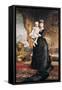 Maria Christina of Austria and Alfonso XIII of Spain-Antonio Caba Casamitjana-Framed Stretched Canvas