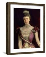 Maria Christina of Austria-Luis Alvarez catala-Framed Giclee Print