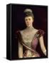 Maria Christina of Austria-Luis Alvarez catala-Framed Stretched Canvas