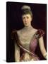 Maria Christina of Austria-Luis Alvarez catala-Stretched Canvas