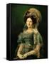 Maria Cristina De Bourbon, Queen of Spain, 1830-Vicente López Portaña-Framed Stretched Canvas