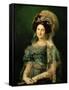 Maria Cristina De Bourbon, Queen of Spain, 1830-Vicente López Portaña-Framed Stretched Canvas