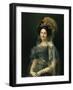 Maria Cristina De Bourbon, Queen of Spain, 1830-Vicente López Portaña-Framed Giclee Print