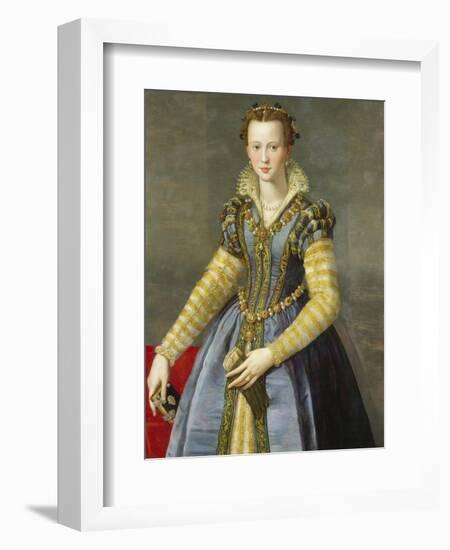 Maria De Medici (1540-1557)-Alessandro Allori-Framed Giclee Print