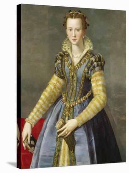 Maria De Medici (1540-1557)-Alessandro Allori-Stretched Canvas