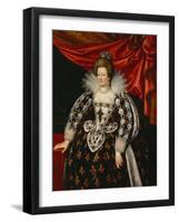 Maria de Medici, Queen of France, 1611-Frans Pourbus The Younger-Framed Giclee Print