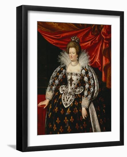 Maria de Medici, Queen of France, 1611-Frans Pourbus The Younger-Framed Giclee Print