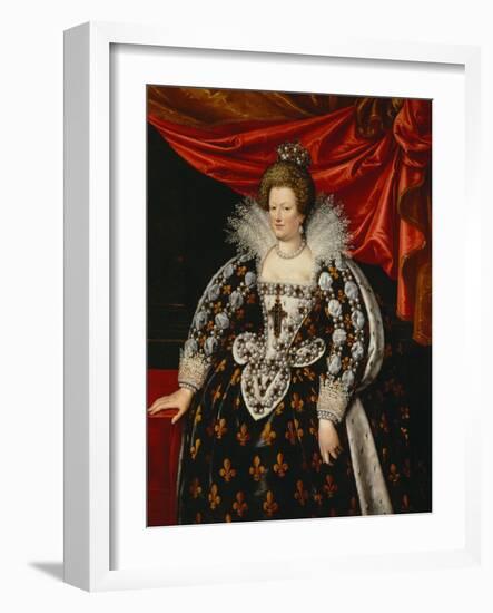 Maria de Medici, Queen of France, 1611-Frans Pourbus The Younger-Framed Giclee Print