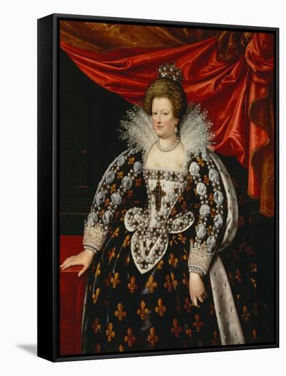 Maria de Medici, Queen of France, 1611-Frans Pourbus The Younger-Framed Stretched Canvas