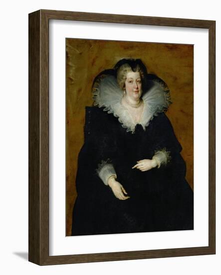 Maria De' Medici, Queen of France, Wife of Henry IV-Peter Paul Rubens-Framed Giclee Print