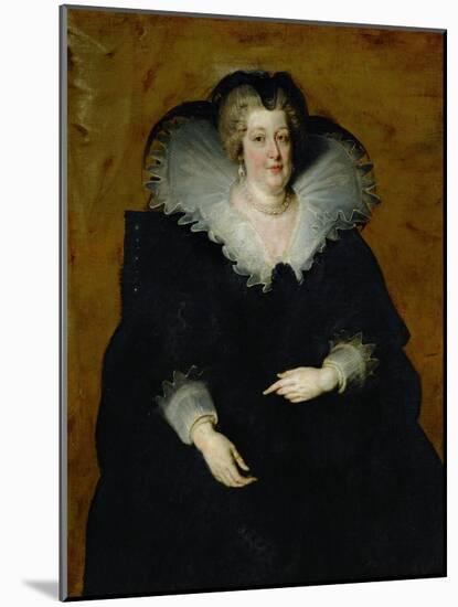 Maria De' Medici, Queen of France, Wife of Henry IV-Peter Paul Rubens-Mounted Giclee Print