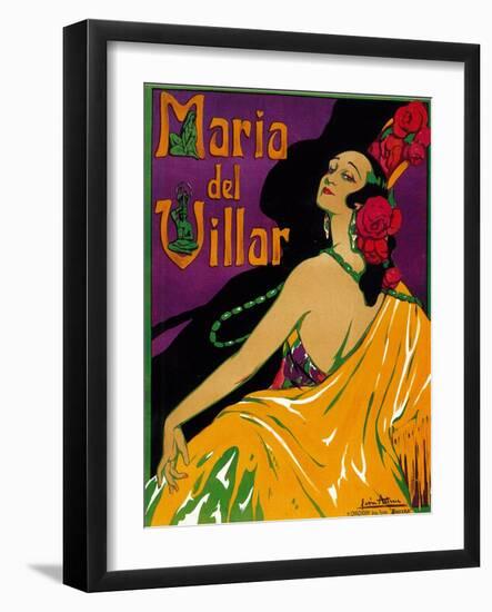 Maria Del Villar Theater-Lantern Press-Framed Art Print