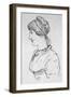 Maria Disraeli (Mother)-null-Framed Art Print