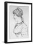 Maria Disraeli (Mother)-null-Framed Art Print