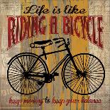 Life is Like Riding a Bicycle-Maria Donovan-Art Print