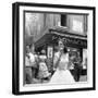 Maria Félix Eating an Ice Cream in Front of a Pharmacy-null-Framed Photographic Print