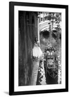 Maria Félix Smiling Beside a Gondola-null-Framed Giclee Print