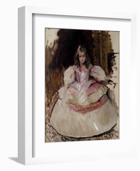 María Figuero, the Girl, Dressed as a Menina, 1901-Joaquín Sorolla y Bastida-Framed Giclee Print