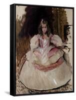 María Figuero, the Girl, Dressed as a Menina, 1901-Joaquín Sorolla y Bastida-Framed Stretched Canvas