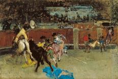 Bullfight. Wounded Picador-Marià Fortuny-Giclee Print