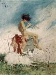 Nude on the Beach at Portici, 1874-Maria Fortuny-Giclee Print