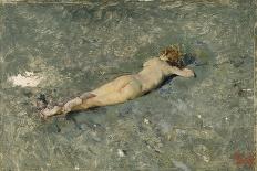 Nude on the Beach at Portici, 1874-Marià Fortuny-Giclee Print