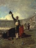 Count Berenguer III Raising the Standard of Barcelona on the Tower of Foix Castle, 1857-Maria Fortuny-Premium Giclee Print