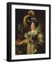 Maria Francisca De Braganca and Bourbon (Oil on Canvas)-Vicente Lopez y Portana-Framed Giclee Print