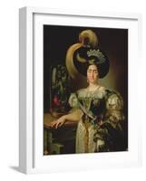 Maria Francisca De Braganca and Bourbon (Oil on Canvas)-Vicente Lopez y Portana-Framed Giclee Print