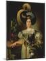 Maria Francisca De Braganca and Bourbon (Oil on Canvas)-Vicente Lopez y Portana-Mounted Giclee Print