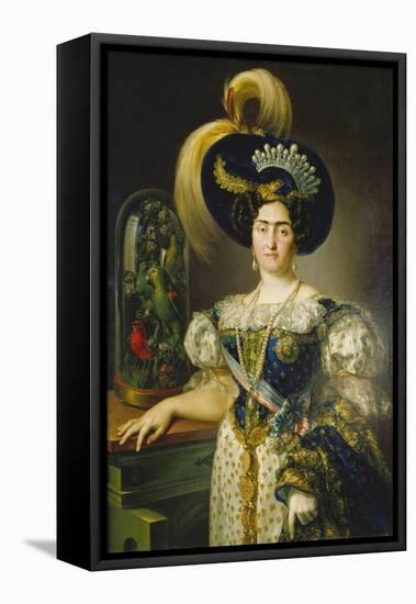 Maria Franziska of Braganza and Bourbon-Vicente Lopez y Portana-Framed Stretched Canvas