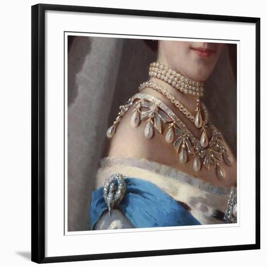 Maria Fyodorovna (Kramskoj 1880s)-Vintage Lavoie-Framed Giclee Print