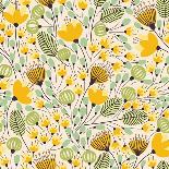 Summer Flower Pattern-Maria_Galybina-Art Print