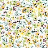 Summer Flower Pattern-Maria_Galybina-Art Print