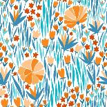 Summer Flower Pattern-Maria_Galybina-Art Print