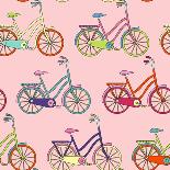 Vector Seamless Pattern with Bicycle. Can Be Used for Desktop Wallpaper or Frame for a Wall Hanging-Maria_Galybina-Premium Giclee Print