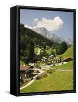 Maria Gern and Untersberg, Berchtesgadener Land, Bavaria, Germany, Europe-Jochen Schlenker-Framed Stretched Canvas