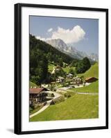 Maria Gern and Untersberg, Berchtesgadener Land, Bavaria, Germany, Europe-Jochen Schlenker-Framed Photographic Print