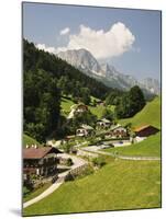 Maria Gern and Untersberg, Berchtesgadener Land, Bavaria, Germany, Europe-Jochen Schlenker-Mounted Photographic Print
