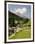 Maria Gern and Untersberg, Berchtesgadener Land, Bavaria, Germany, Europe-Jochen Schlenker-Framed Photographic Print