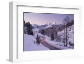 Maria Gern, Watzmann, Berchtesgadener Country, Bavaria, Germany-Rainer Mirau-Framed Photographic Print