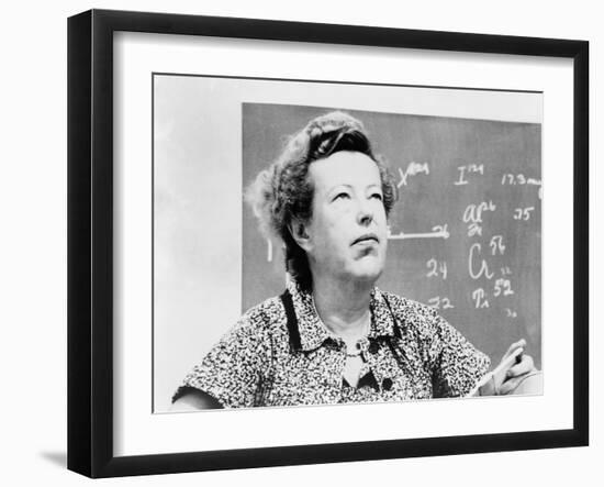 Maria Goeppert-Mayer Shared 1963 Nobel Prize for Physics with J. Hans D. Jensen-null-Framed Photo