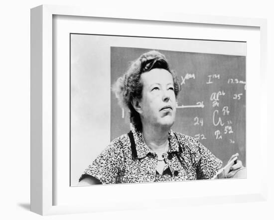 Maria Goeppert-Mayer Shared 1963 Nobel Prize for Physics with J. Hans D. Jensen-null-Framed Photo