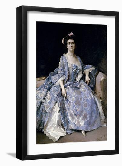 María Hahn, Painters Wife, 1901-Raimundo De madrazo-Framed Giclee Print