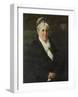 Maria Hermina Heemskerk. Echtgenote Van Menno David Graaf Van Limburg Stirum-Hendrik Willem Mesdag-Framed Art Print