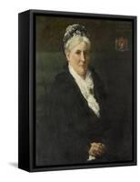 Maria Hermina Heemskerk. Echtgenote Van Menno David Graaf Van Limburg Stirum-Hendrik Willem Mesdag-Framed Stretched Canvas